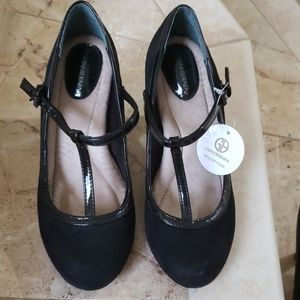 Gianni Bernini  black shoes , memory foam